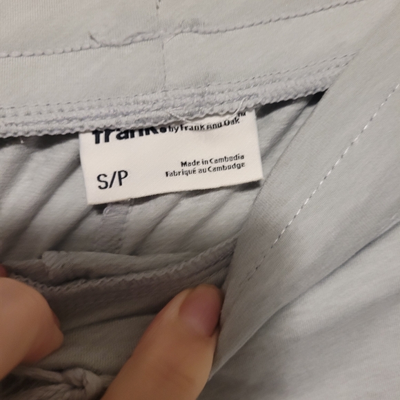 Frank & Oak Light Gray Cargo Lounge Pants New W/O Tags Small & Medium - Picture 2 of 4